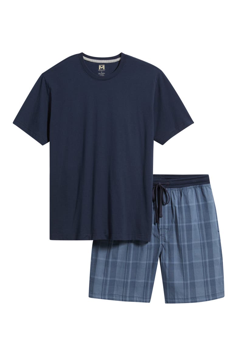 Long Day Short Pajamas, Alternate, color, BLUE