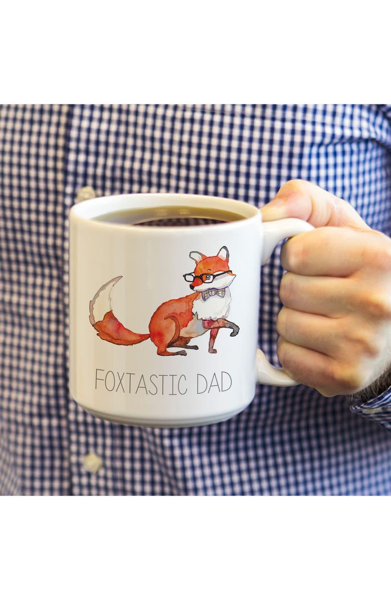 Cathy's Concepts Mom & Dad Fox Set of 2 Coffee Mugs, Alternate, color, 