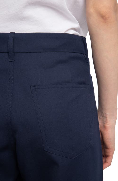 Zadig & Voltaire Perya Tailleur Straight Leg Pants In Blue