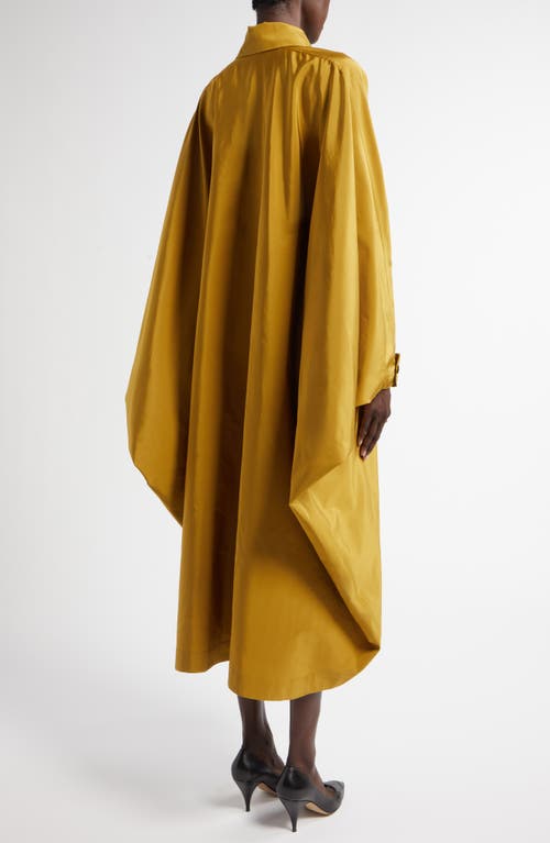 The Row Edyta Long Oversized Wool Coat In Curcuma