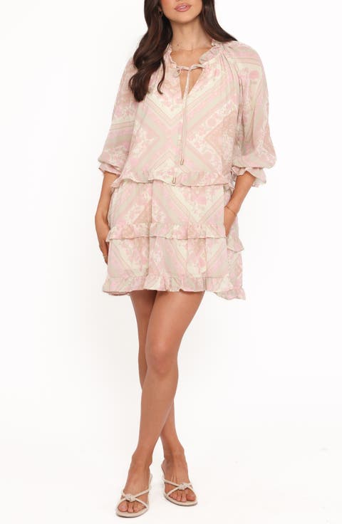 Hawken Floral Tiered Minidress