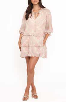 Petal & Pup Hawken Floral Tiered Minidress