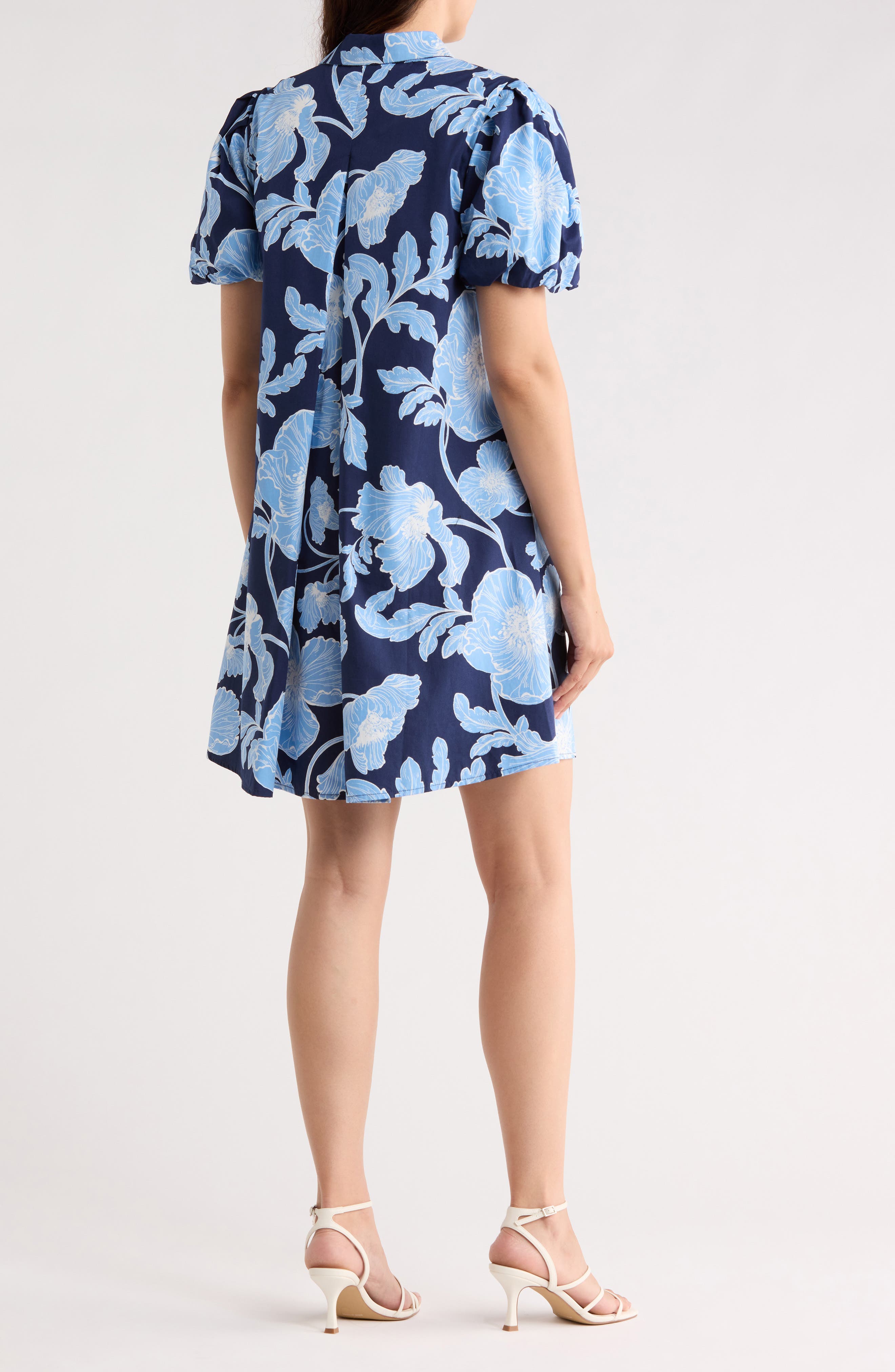 Bubble Sleeve Babydoll Dress - image 2