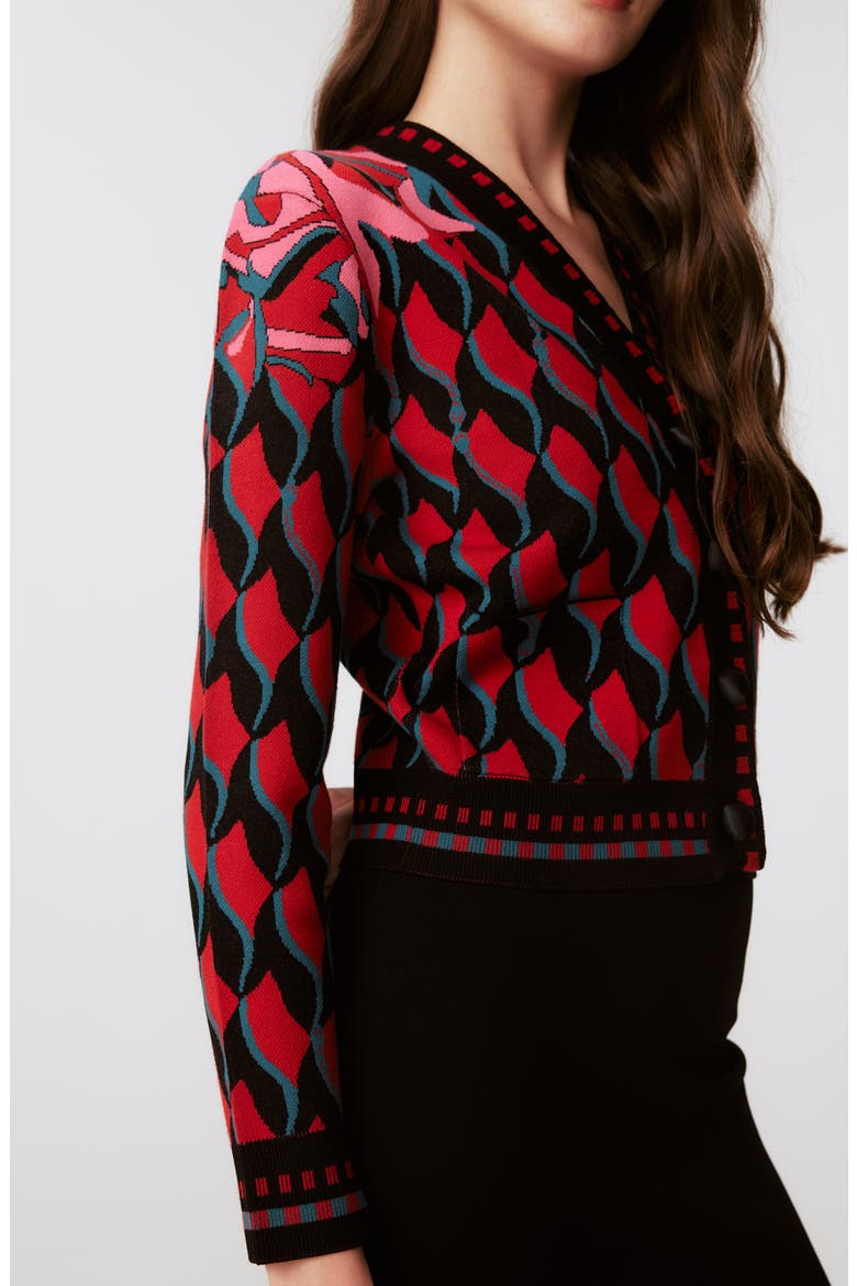 Hima Cardigan, Alternate, color, BIRD WEAVE PINK GRADIENT
