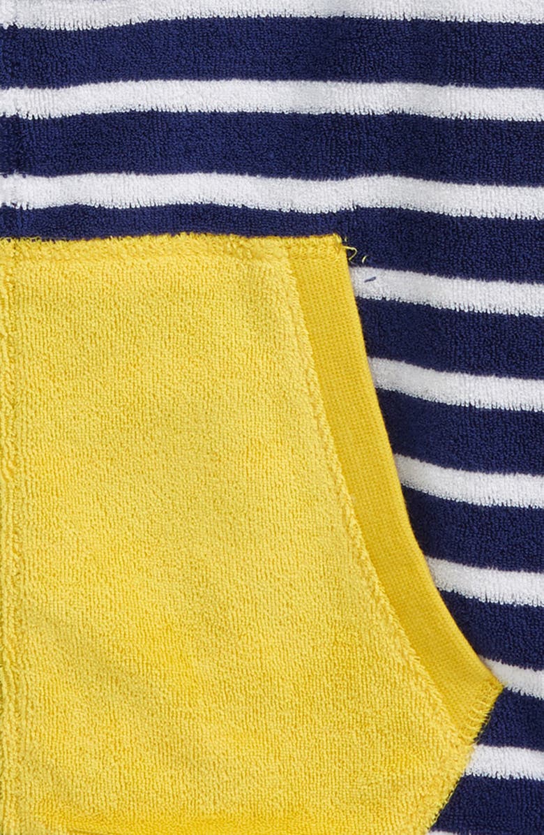 Mini Boden Kids' Towelling Front Zip Hoodie, Alternate, color, 