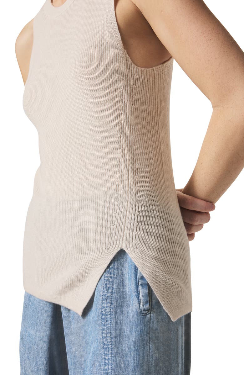 Splendid Bobbie Sleeveless Sweater, Alternate, color, Moonstone