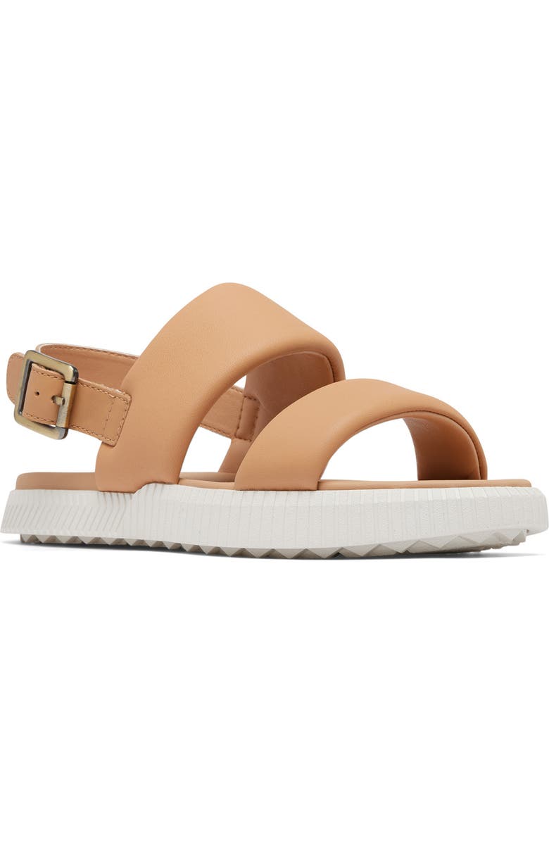 SOREL Ona Streetworks Go-To Slingback Sandal, Main, color, Honest Beige/ Sea Salt