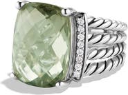David Yurman Wheaton Ring with Semiprecious Stone & Diamonds