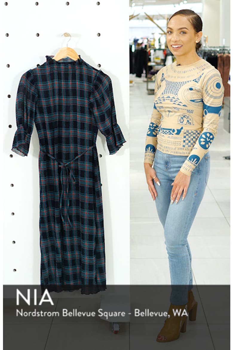 Zone Tartan Midi Dress video