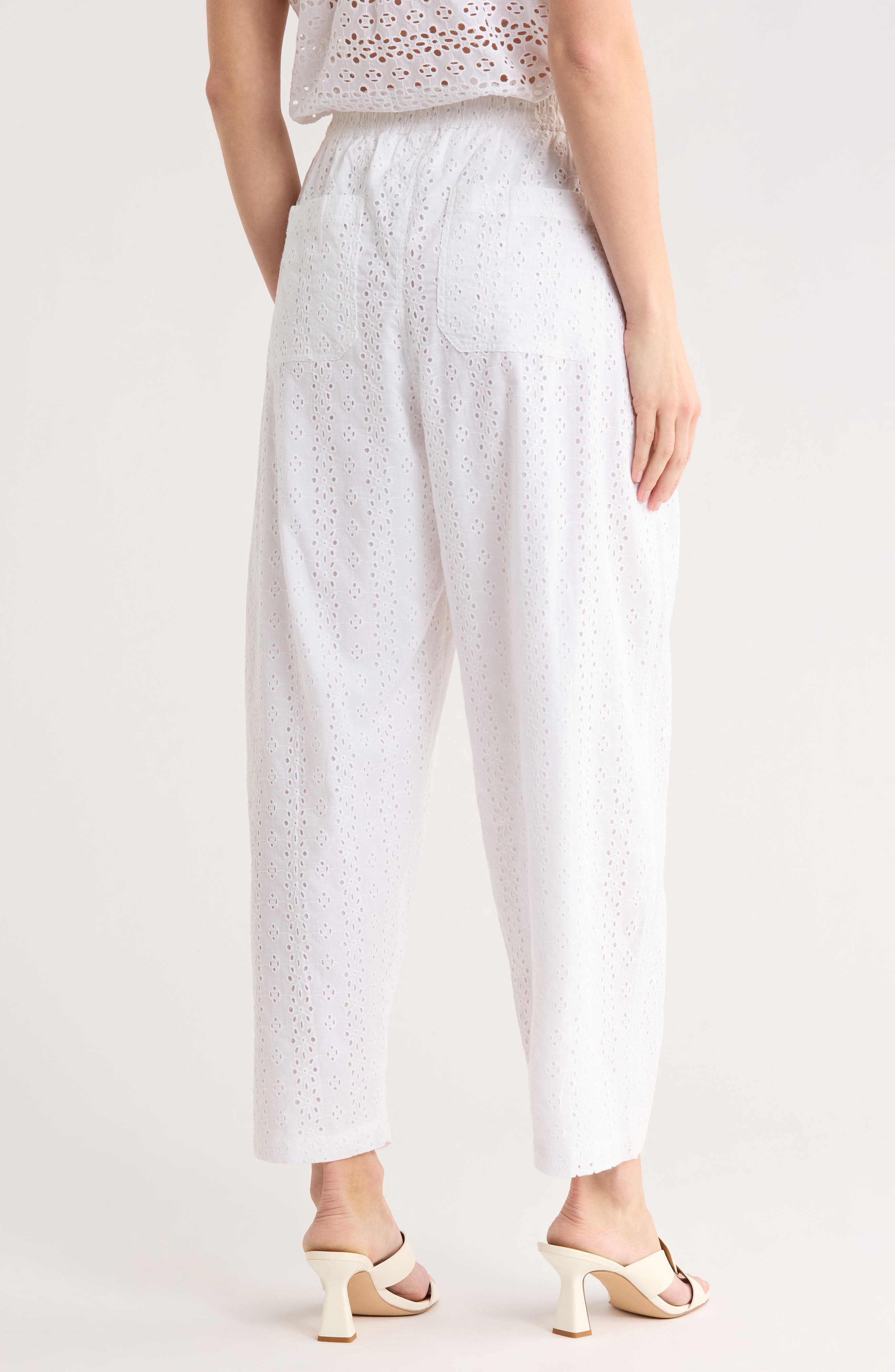 Eyelet Pull-On Pants - image 4