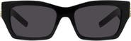 Givenchy Plumeties 54mm Geometric Sunglasses