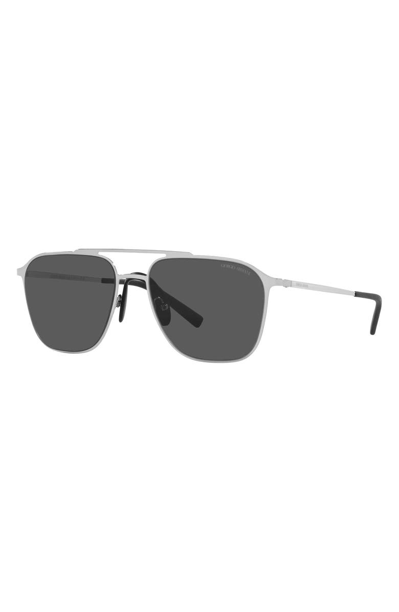 Giorgio Armani 58mm Square Sunglasses, Alternate, color, 