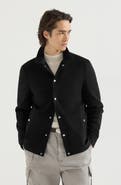 Brunello Cucinelli Lightweight cashmere flannel outerwear jacket