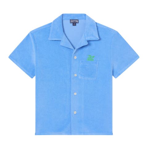 Terry Bowling Shirt Embroidered Turtle