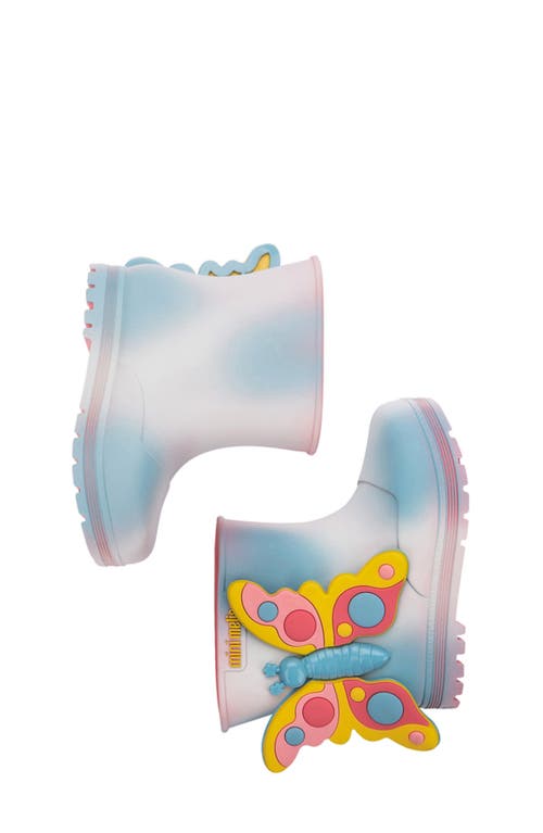 Mini Melissa Welly Wonderland Boot In Multi