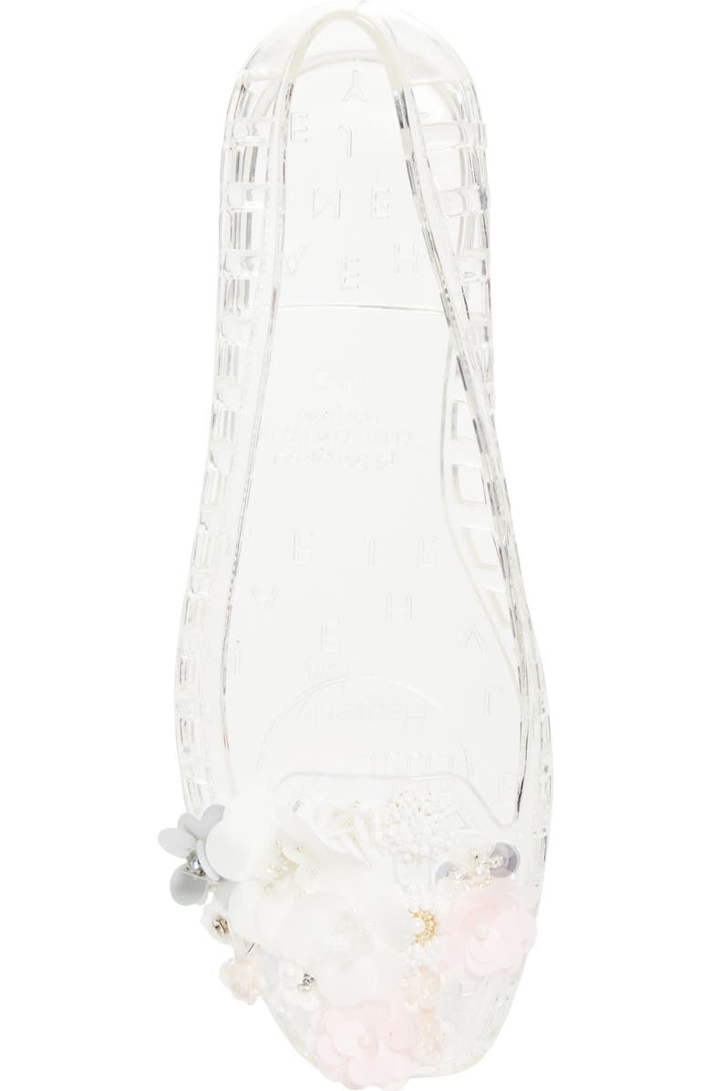 HEAVENLY JELLY Fleck Jelly Ballet Flat, Alternate, color, Clear