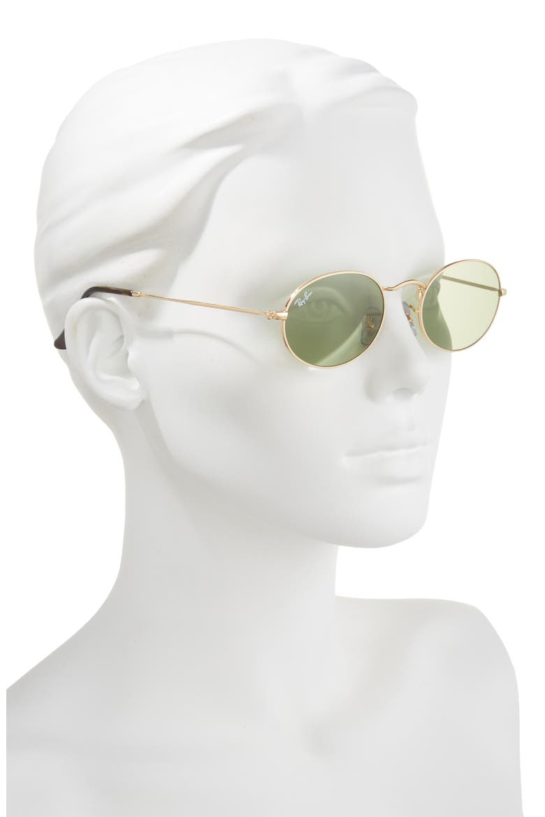 Oval 51mm Sunglasses, Alternate, color, ARISTA ARISTA