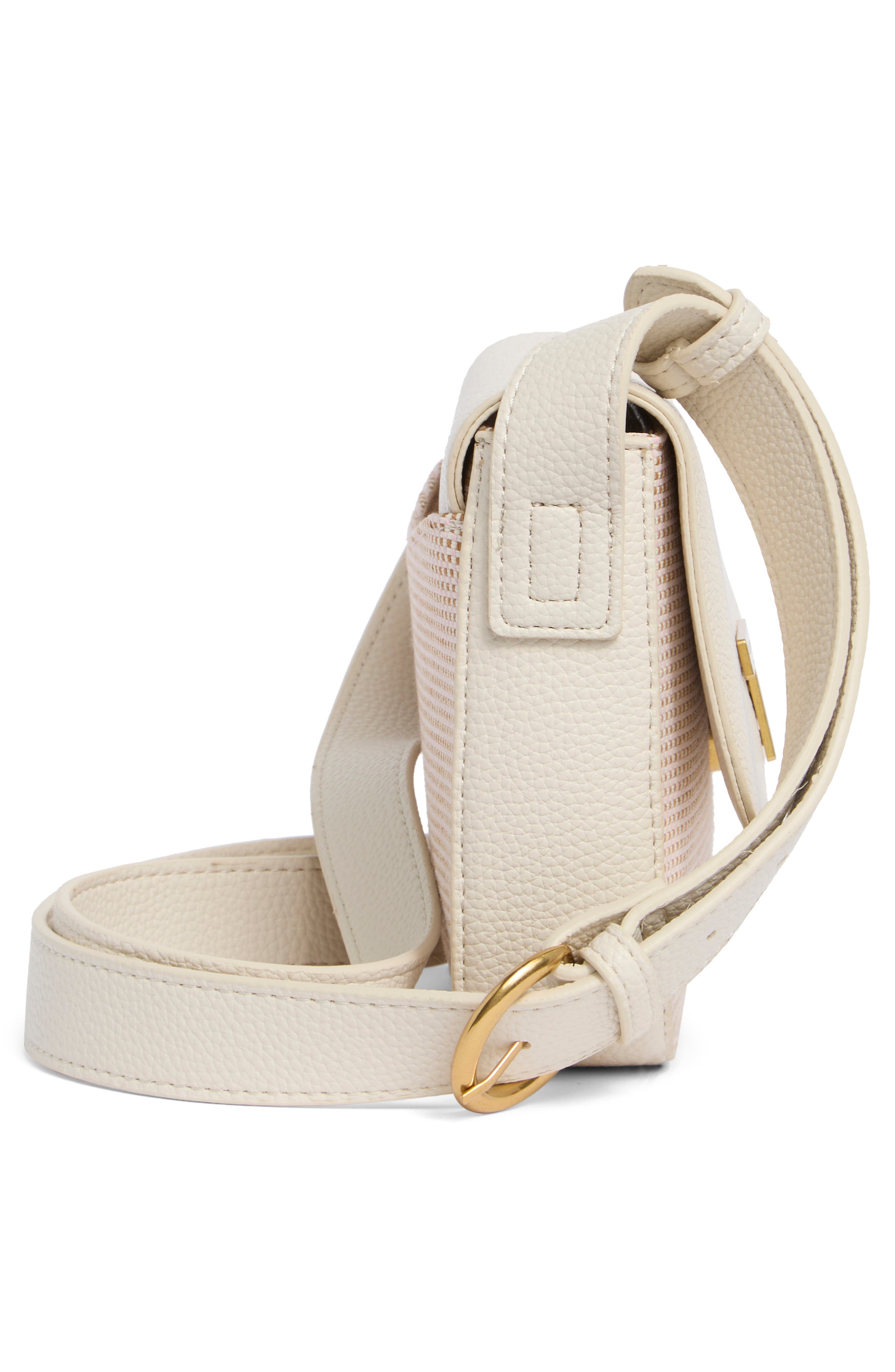 T Tahari Cameron Crossbody Bag, Alternate, color, Eggshell