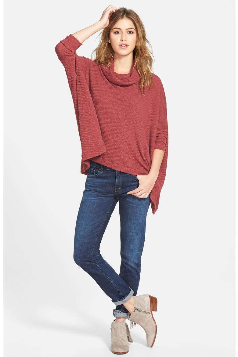 'Arielle' Mid Rise Skinny Jeans (Nordstrom Exclusive), Alternate, color, OCEAN