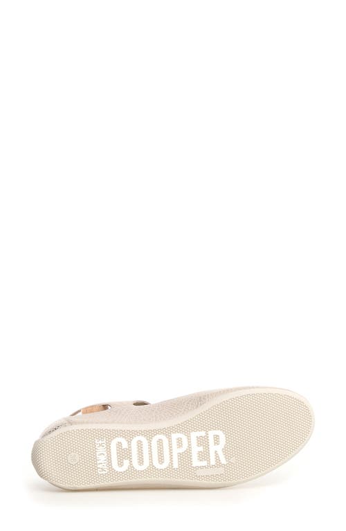 Candice Cooper Rock T-bar Fisherman Sandal In Platinum