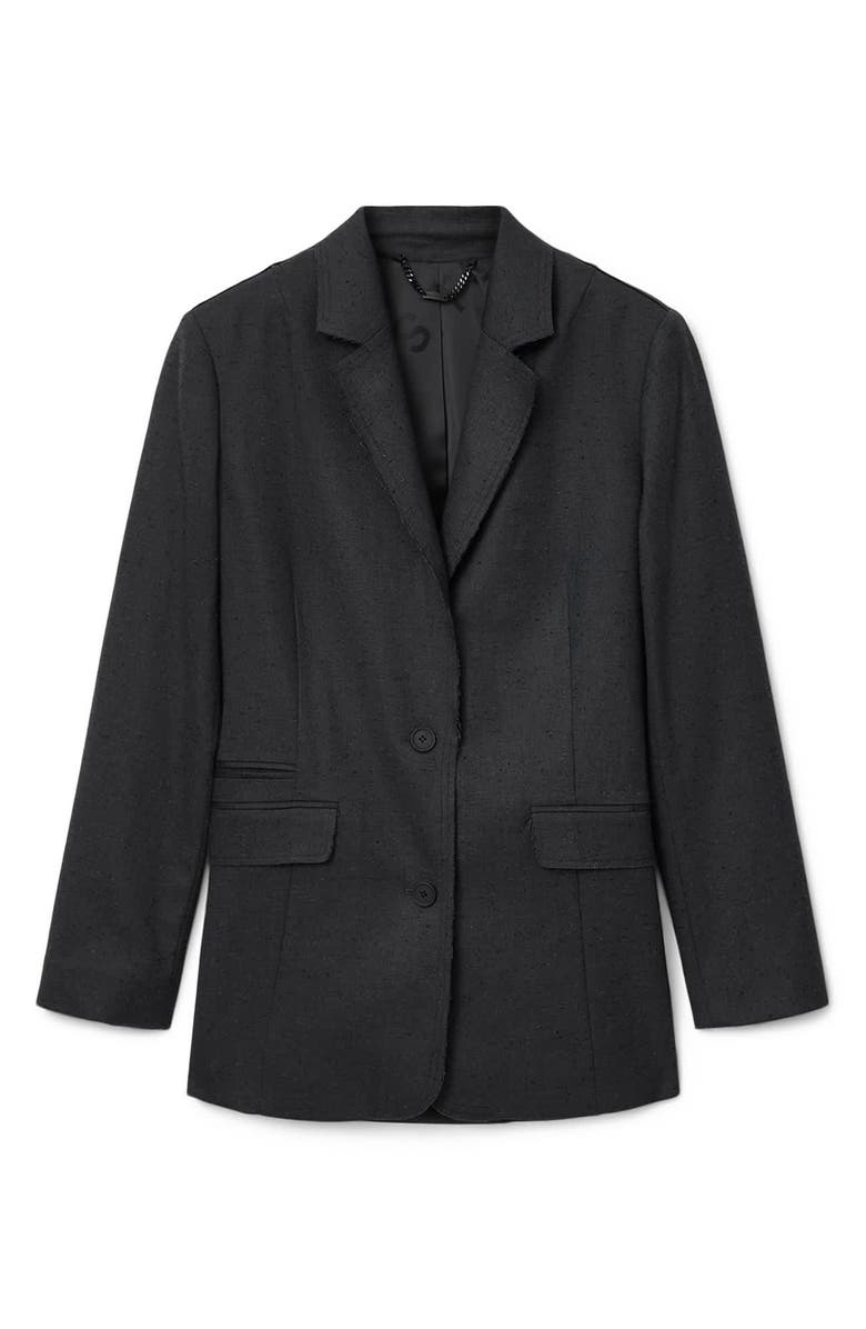 AllSaints Essie Blazer, Alternate, color, Gunmetal Grey