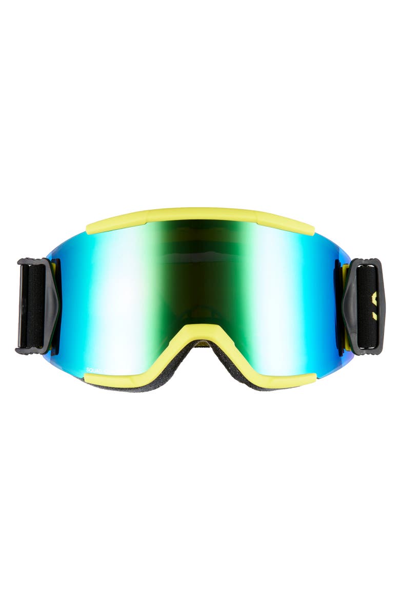 Squad Chromapop 180mm Snow Goggles, Alternate, color, CITRON GLOW
