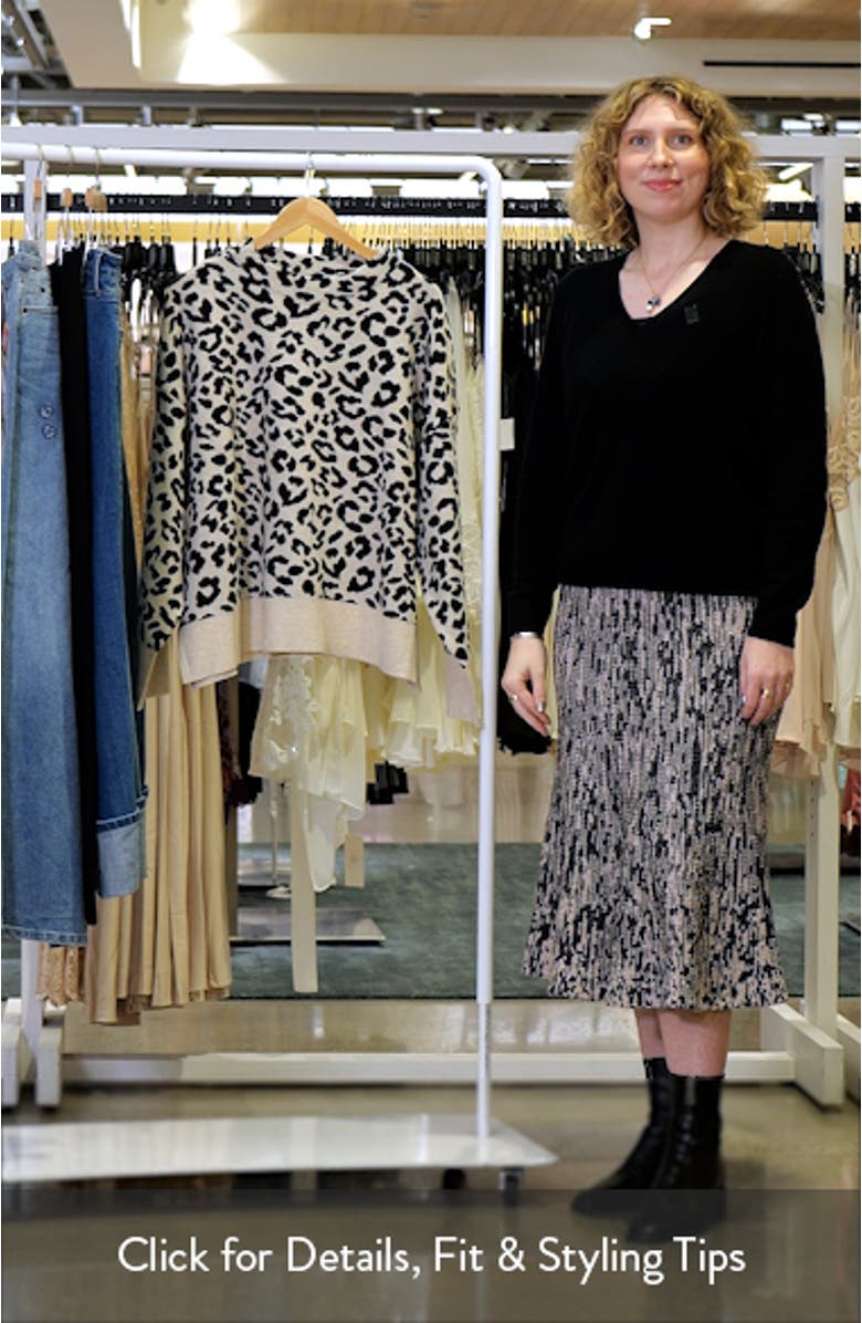 Leopard Print Sweater, sales video thumbnail