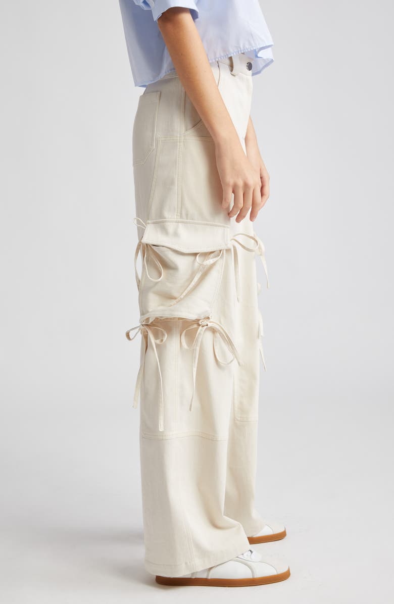 TWP Cody Wide Leg Cargo Pants, Alternate, color, Winter White