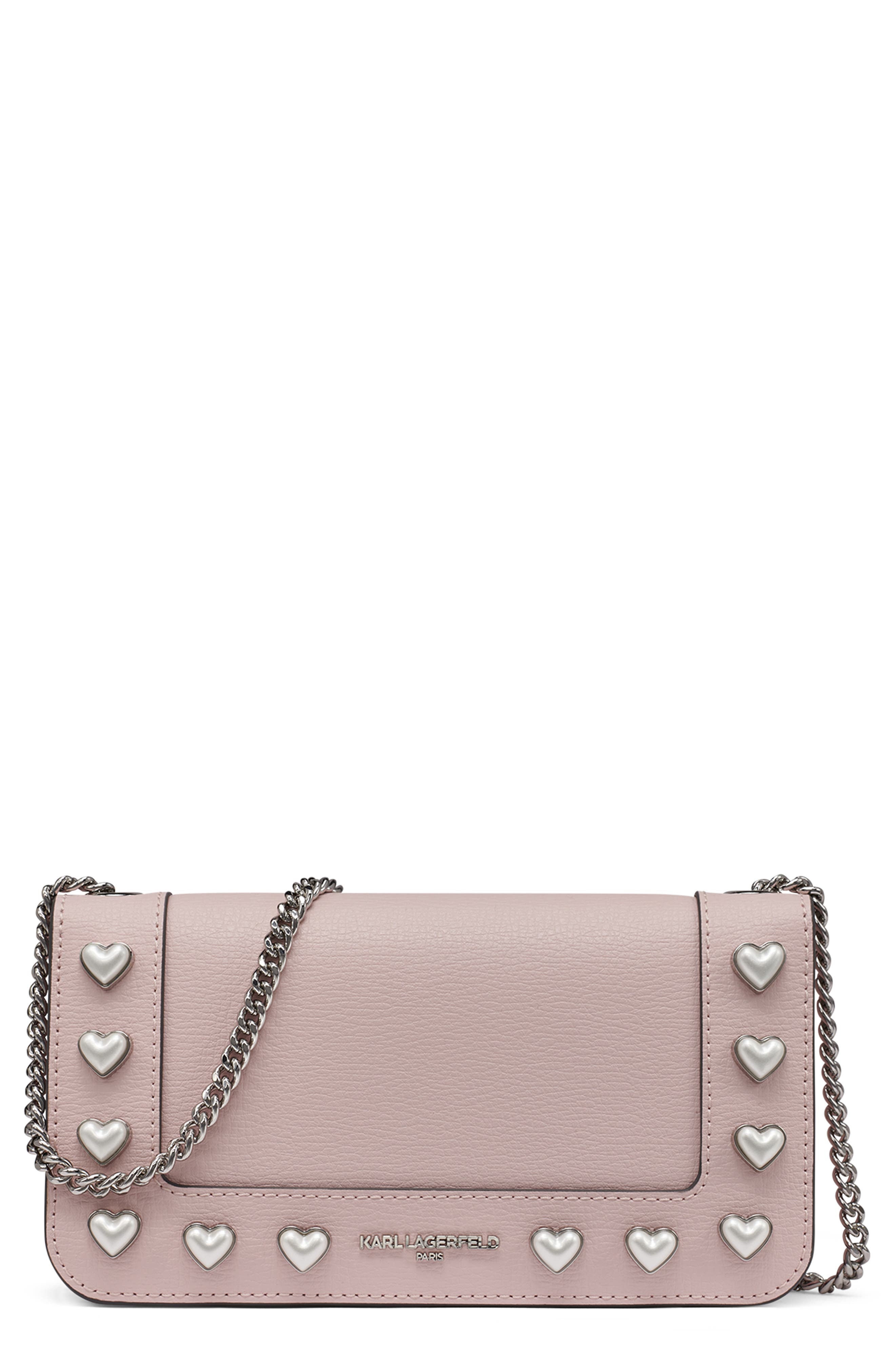KARL LAGERFELD PARIS Kosette Leather Crossbody Bag