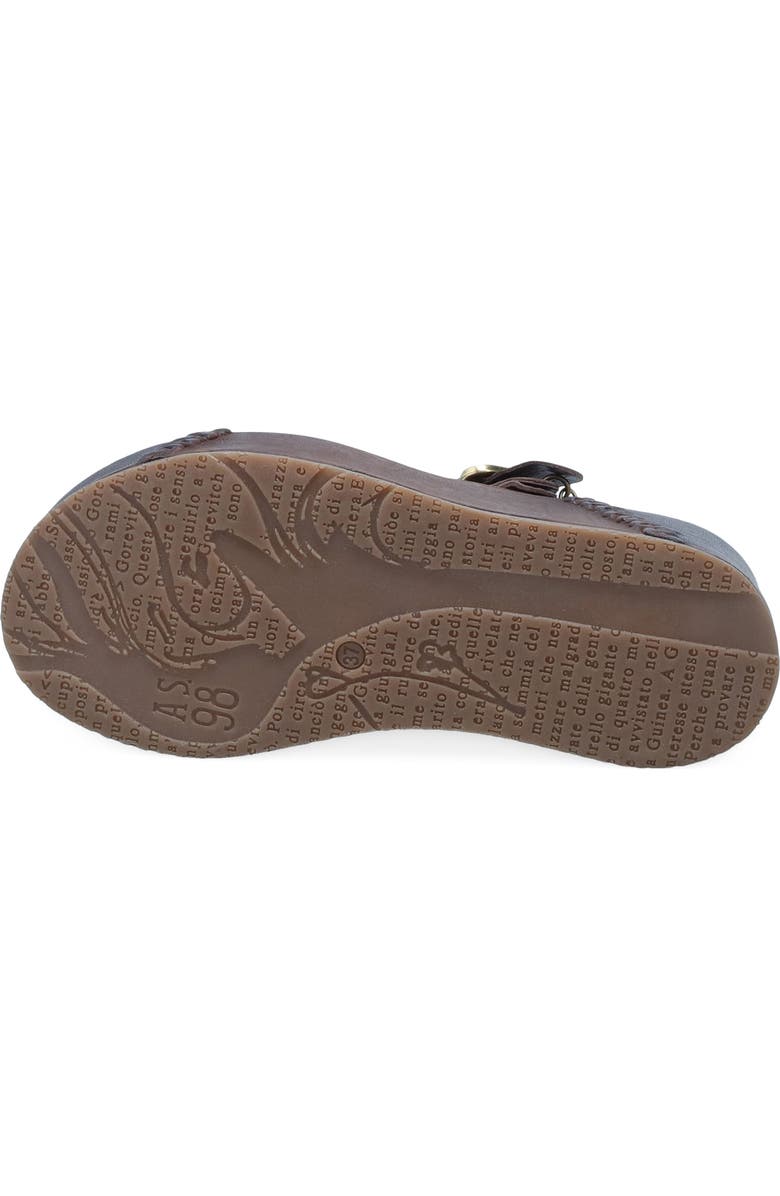 A.S.98 Monroe Platform Clog, Alternate, color, Brown