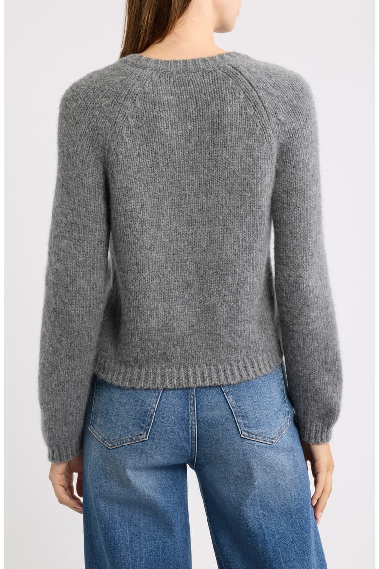 Darcy Cardigan, Alternate, color, CHARCOAL MELANGE