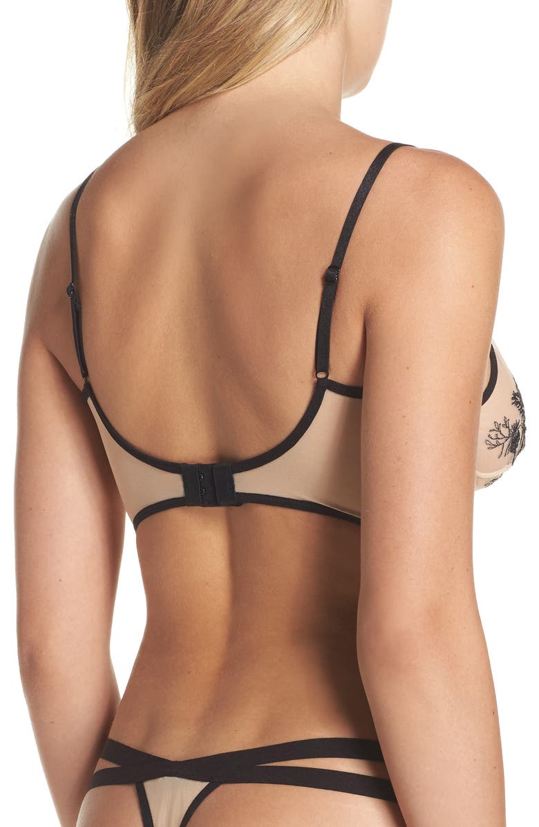 Thistle & Spire Thistle and Spire Verona Embroidered Longline Bralette, Alternate, color,