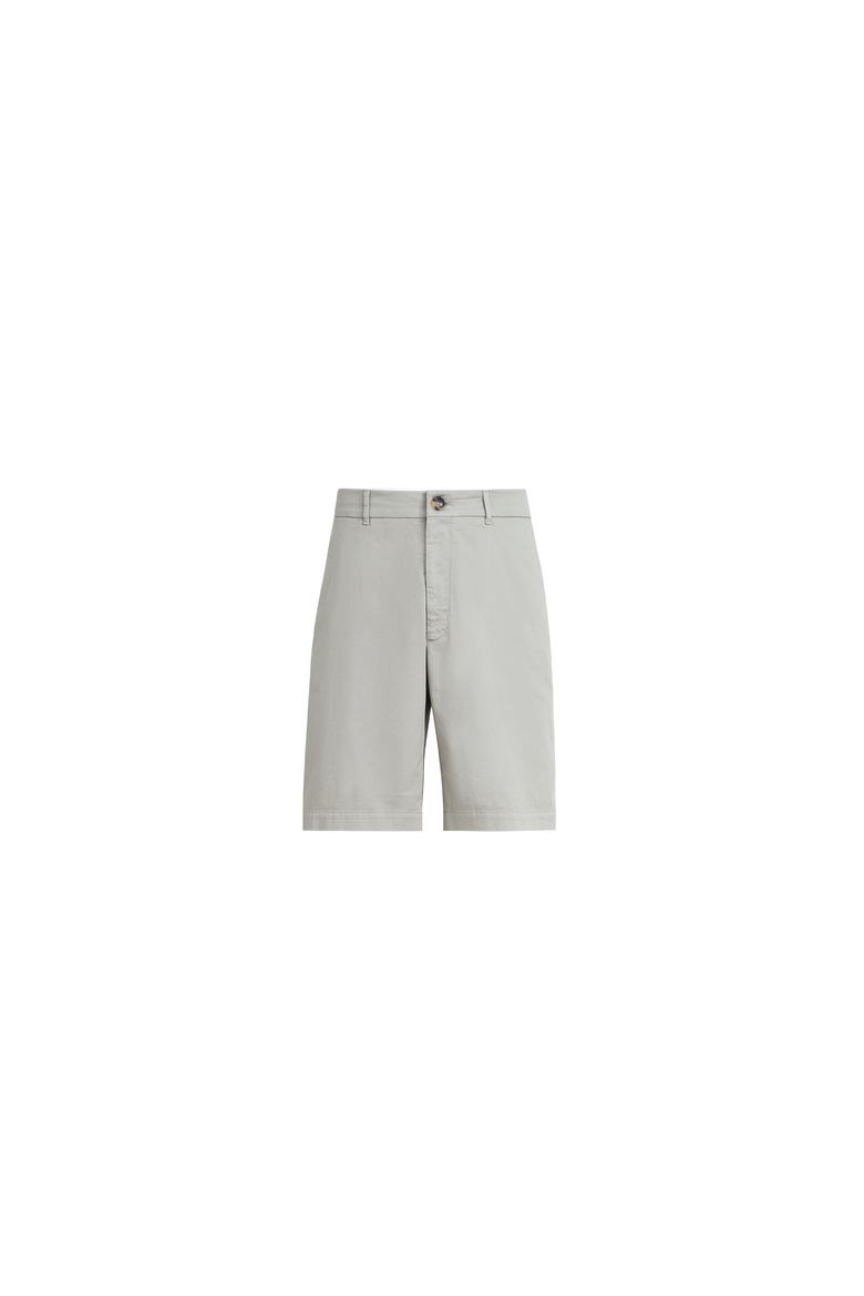 Garment-dyed Bermuda shorts, Alternate, color, Khaki