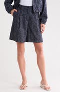 Ellen Tracy Pleated Stretch Bermuda Shorts