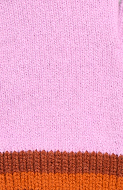 Verloop Sport Cuff Touchscreen Gloves In Pink