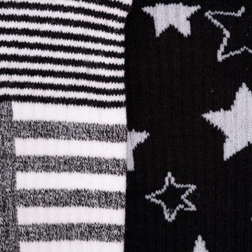 Muk Luks Cotton Compression Knee-high Socks 2 Pair Pack Wide Size In Multi