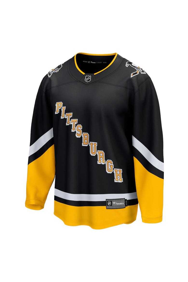 Men's Fanatics Branded Black Pittsburgh Penguins Alternate Premier Breakaway Jersey, Alternate, color, Black