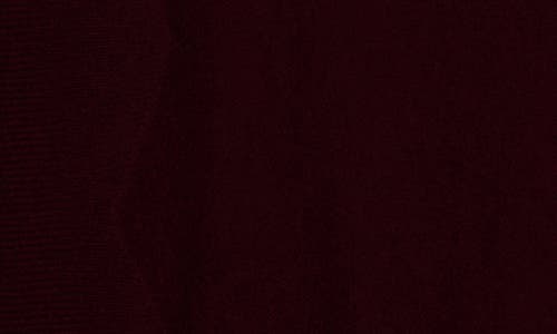 Sofia Cashmere Scallop Edge Open Cardigan In Burgundy