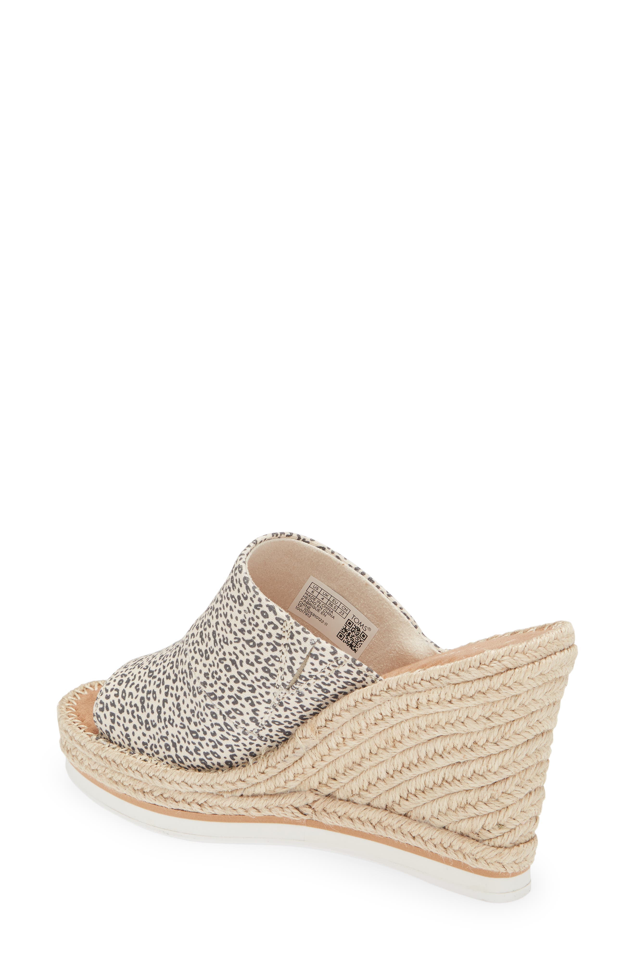 Monica Wedge Slide Sandal, Alternate, color, NATURAL NATURAL