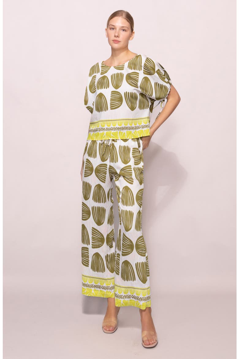 Dolman Sleeve Top, Alternate, color, CHARTREUSE/ WHITE SHELL