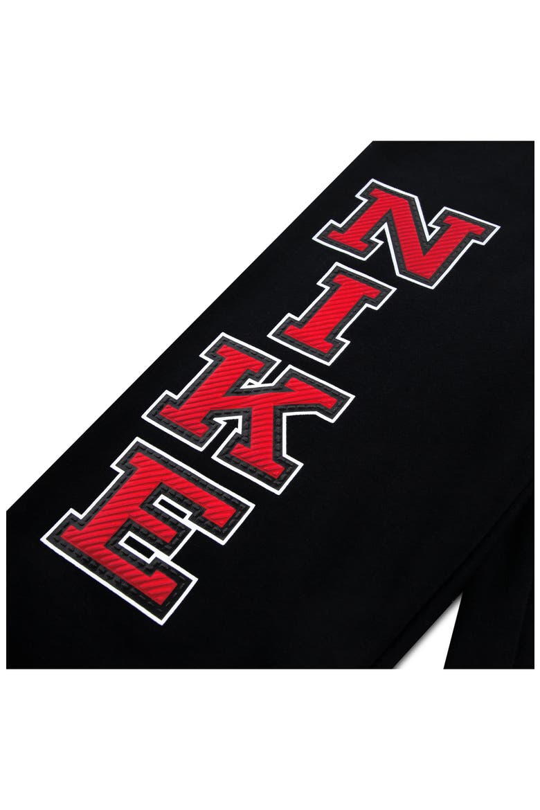 Kids' Colorblock Graphic Hoodie & Joggers Set, Alternate, color, BLACK