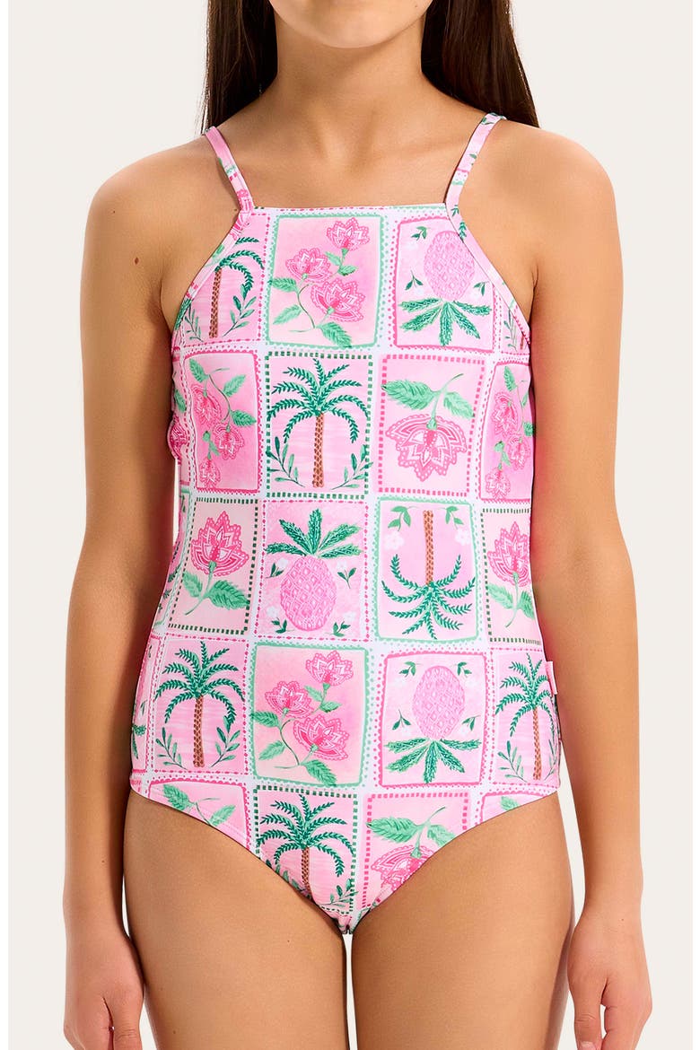 Kids' Maldives One-Piece Swimsuit, Main, color, MALDIVES