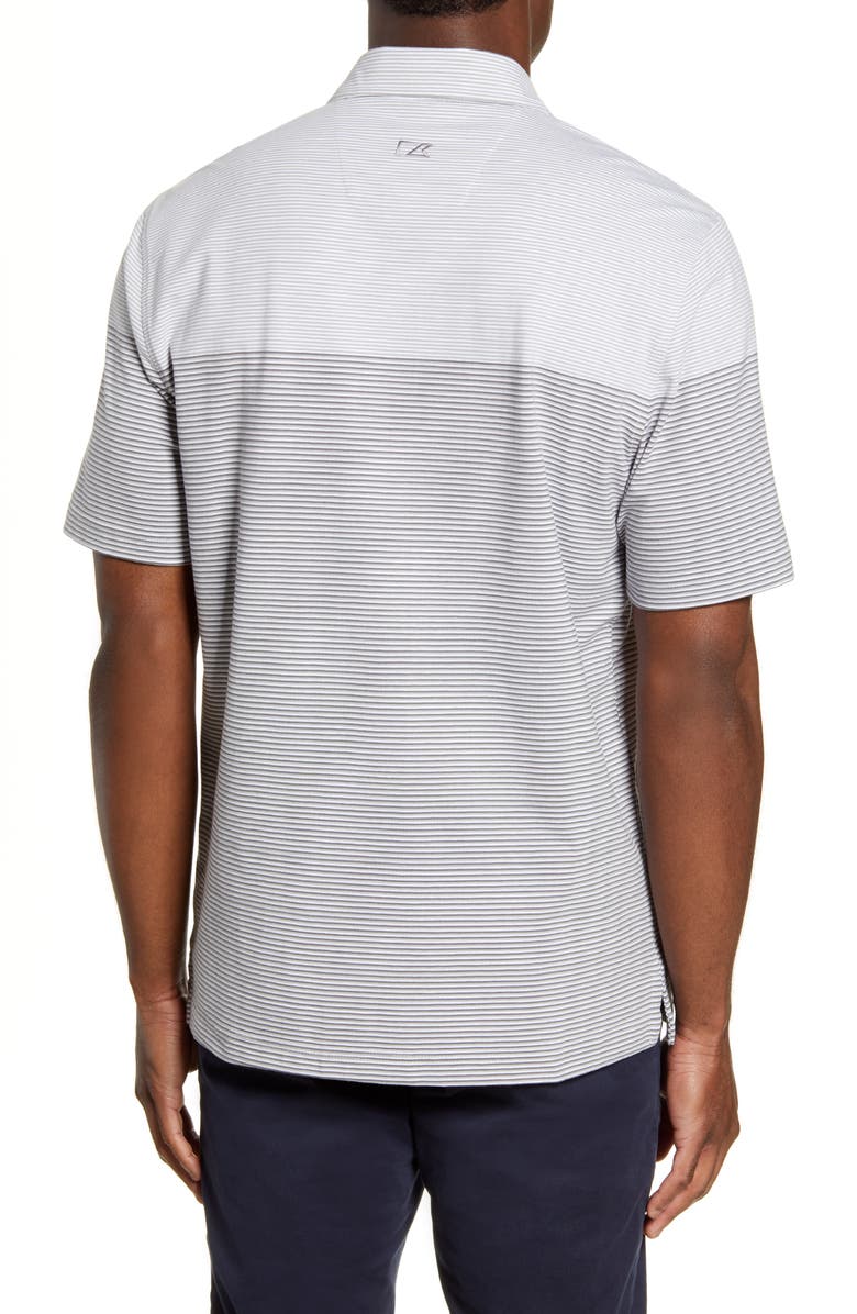 Cutter & Buck Classic Fit Stripe Short Sleeve Button-Up Sport Shirt, Alternate, color, 