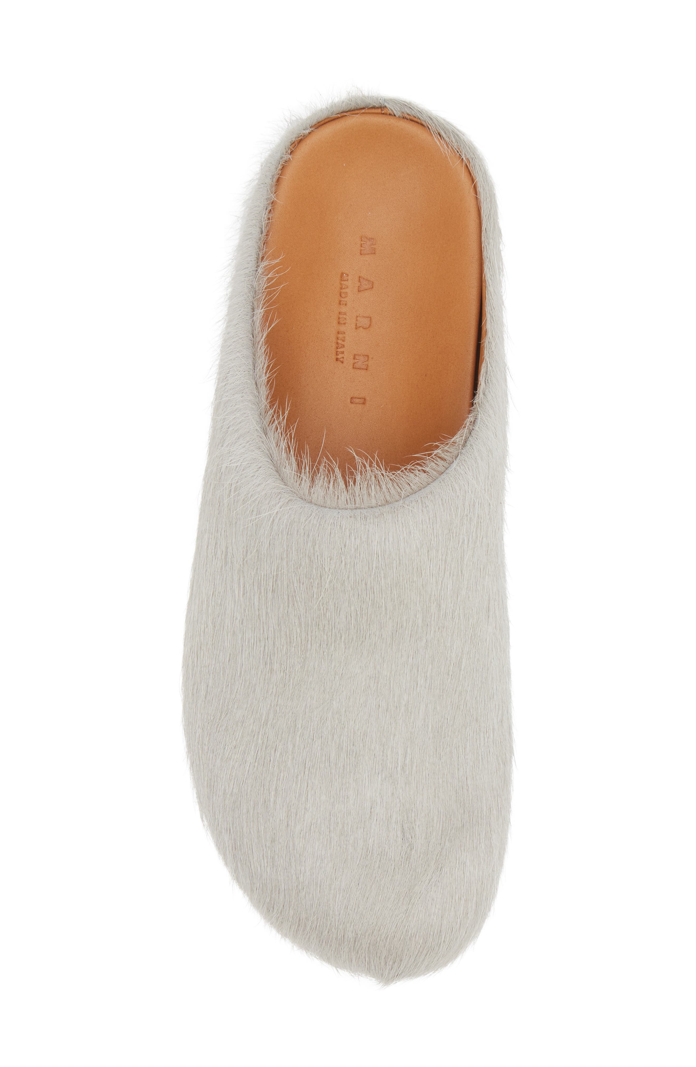 Marni Fussbett Sabot Genuine Calf Hair Clog, Alternate, color, 