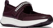 FitFlop F-Mode Flow Crystal Strap Quilted Mary Jane Sneaker