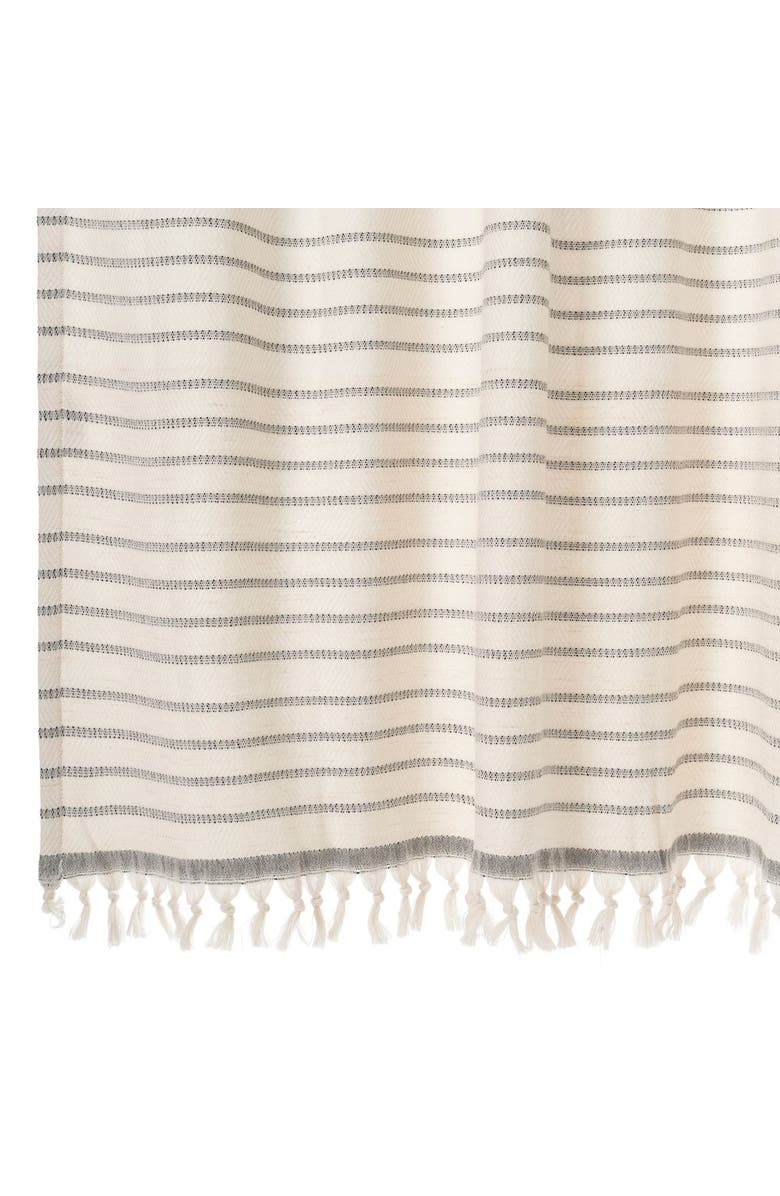 Oliviera Home Cloud Soft Turkish Cotton Shower Curtain, Alternate, color, Natural