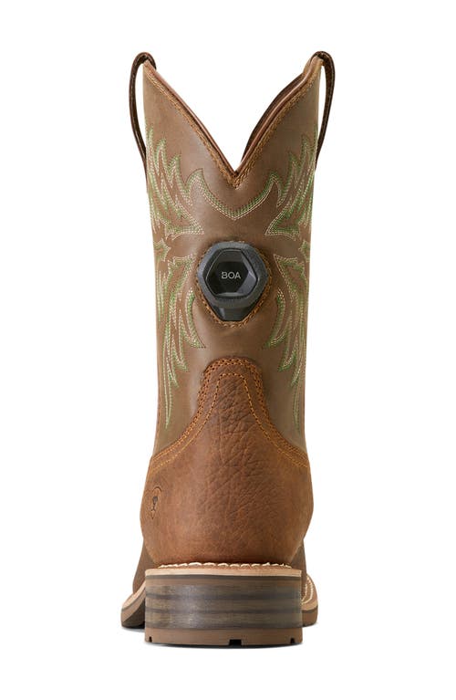 Ariat Hybrid Ranchway Western Boot In Brown