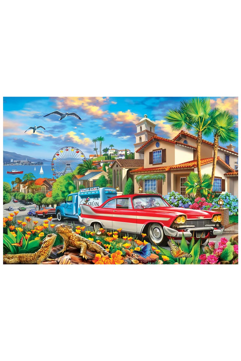 Cruisin' the Coast 500 Piece Puzzle, Alternate, color, Multicolor