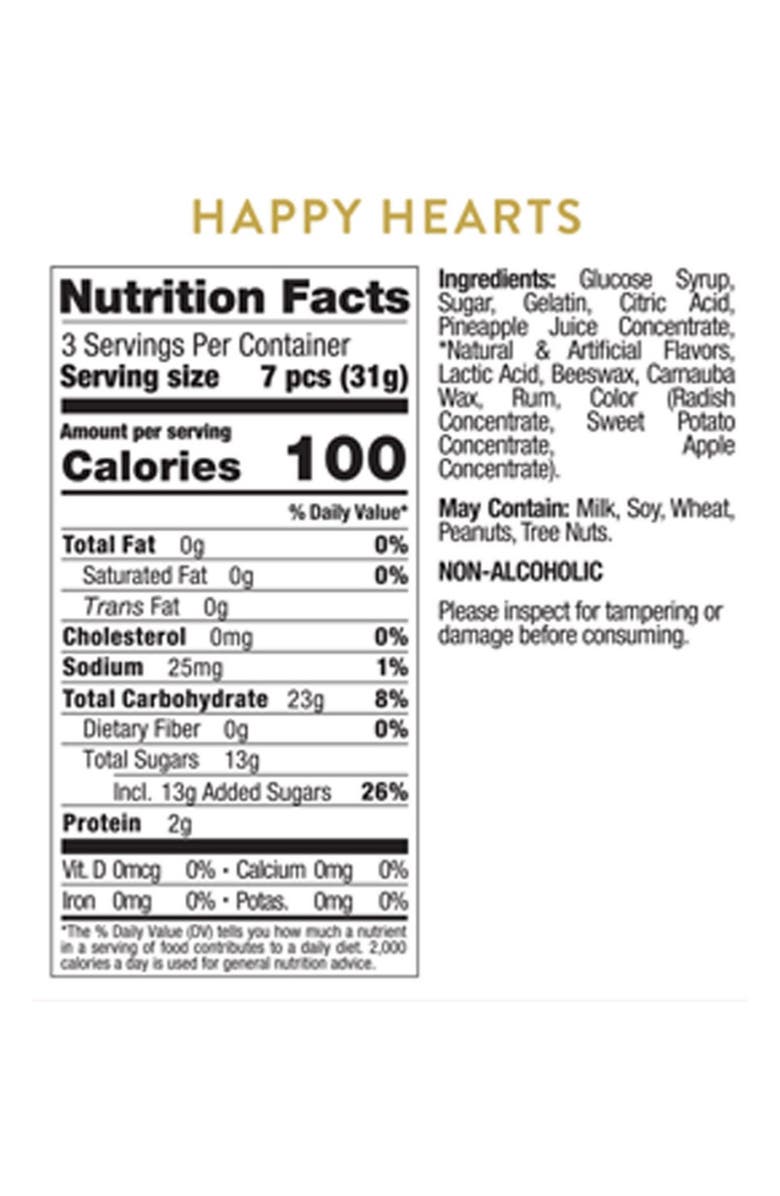 sugarfina Lunar New Year Set of 3 Happy Hearts Candy Cubes, Alternate, color, 