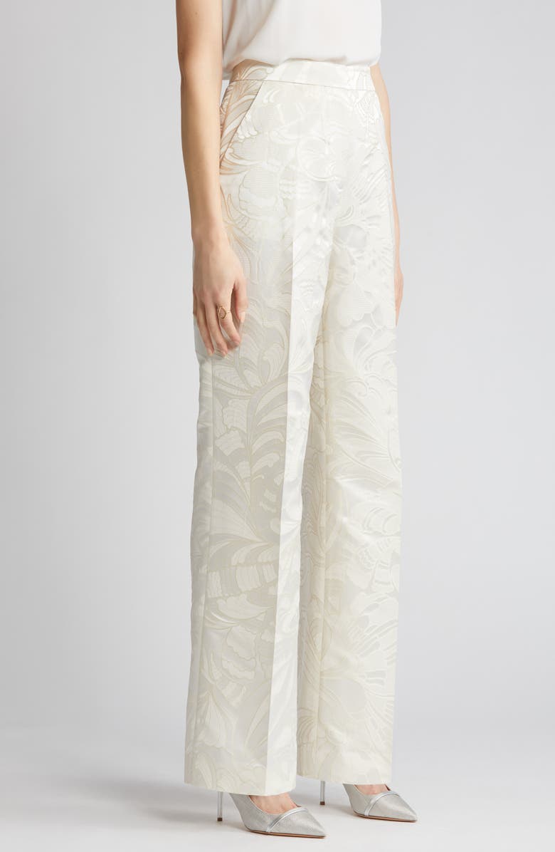 Ted Baker London Majiat Jacquard Wide Leg Trousers, Alternate, color,